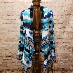 New Chicos size 1 waterfall jacket